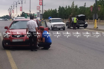 Quba: Heydər Əliyev prospektində qəza baş verib