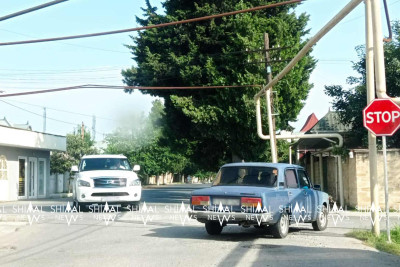 Xaçmazda yol nişanı sürücüləri çaşdırır
