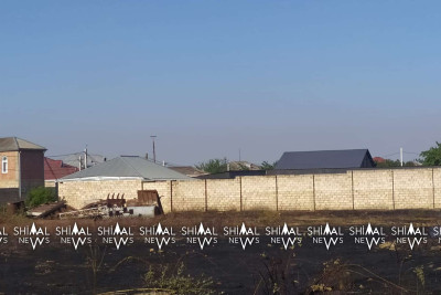 Quba bazarının yaxınlığında yanğın baş verib