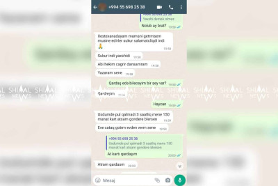 Quba sakinləri tanışları bildiyi şəxslərə pul göndəriblər, onlar isə dələduz çıxıblar