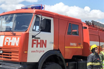 Xaçmaz: 6 ton ot bağlaması kül olub