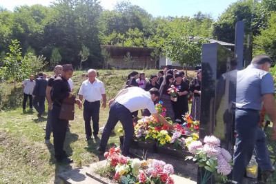 Qusarda şəhid Ruslan Cəfərovun məzarı ziyarət edilib