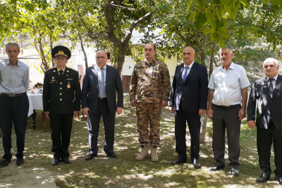 Qusarda şəhid Orxan Əlimuradovun ailəsi ziyarət olunub