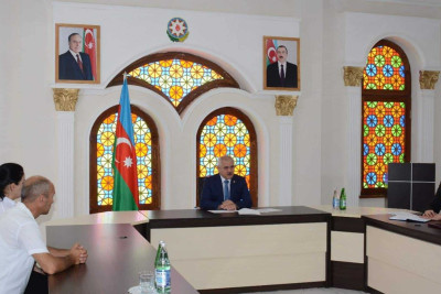 General-polkovnik Arzu Rəhimov Xaçmazda vətəndaşlarla görüşüb
