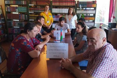 Qusar:  İmamqulukənd kənd kitabxanasında tədbir keçirilib