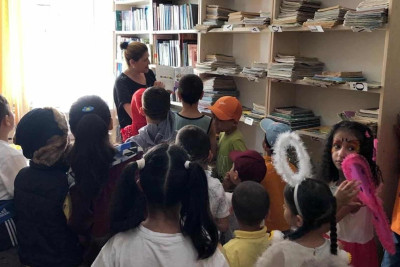 Xaçmaz: “Uşaq dünyasında kitabxananın rolu” adlı ekskursiya keçirilib