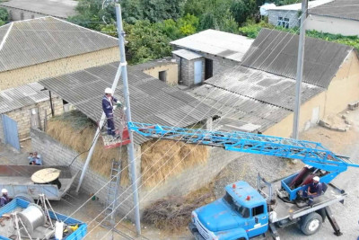 Xaçmazın kəndləri müasir elektrik şəbəkəsi ilə təmin olunacaq