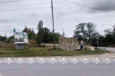 Qubada şəhid Daşqın Ağayevin xatirə bulağı tikilir