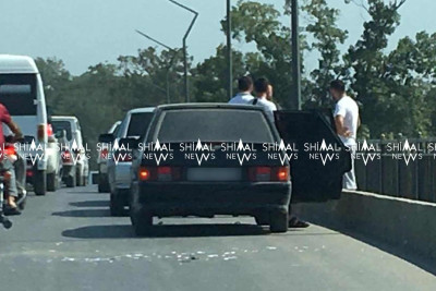 Xudat körpüsünün üstündə qəza baş verib