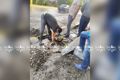 Qubada avtomobil qəzası sakinləri susuz qoyub