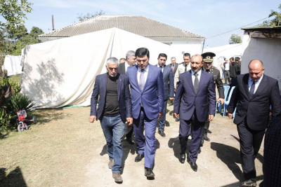 Xaçmaz: Əbilyataq kəndində şəhidimizin üç mərasimi keçirilib
