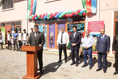 Xaçmazda İdman Klubuna şəhid Orxan Çobanovun adı verilib