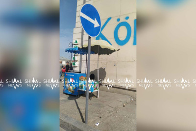 Quba: Heydər Əliyev prospektində yol nişanları quraşdırılır