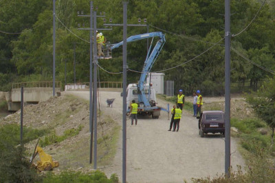 Qubanın 4 kəndində yeni elektrik şəbəkəsi qurulub