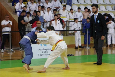 Xaçmaz Olimpiya İdman Kompleksində cüdo üzrə yarış keçirilir