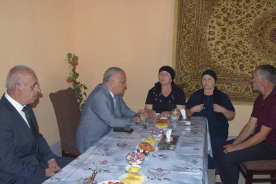 Quba RİH: şəhid Ümid Həsənovun anası ziyarət olunub