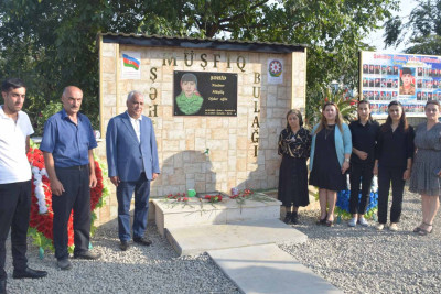Quba: Ziyəddin Əliyev şəhidin ailəsini ziyarət edib
