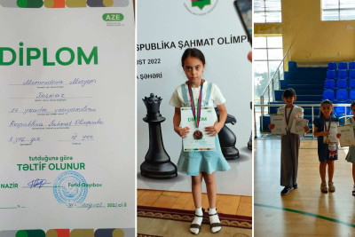 Xaçmazlı qız şahmat yarışında qaliblərdən olub