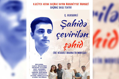 Xaçmaz Xalq Teatrının səhnəsində yeni tamaşa nümayiş ediləcək