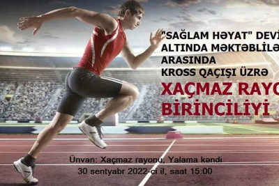 Xaçmazda kros qaçışı üzrə yarış keçiriləcək