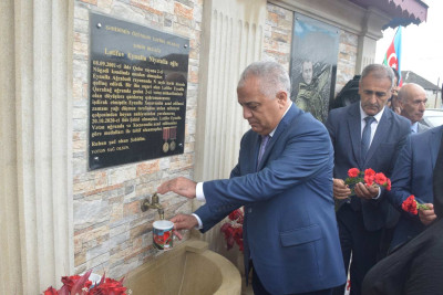 Quba: şəhid Eynulla Lətifovun adı əbədiləşdirilib
