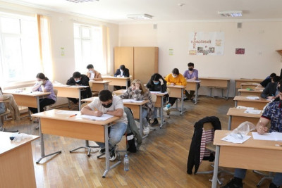 Xaçmazda üzrlü səbəbdən imtahana qatıla bilməyənlər üçün imtahan keçirilib
