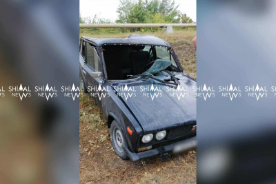 Qubada idarəetmədən çıxan avtomobil aşıb