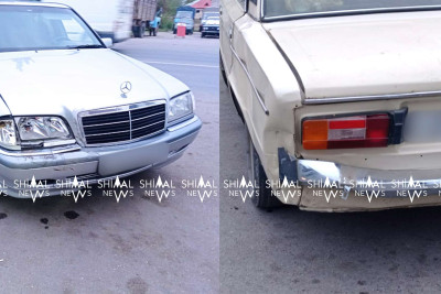Xaçmazda “06” və “Mercedes” toqquşub