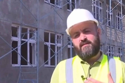 Quba: Digah kəndində yeni məktəb binasının tikintisi bitmək üzrədir
