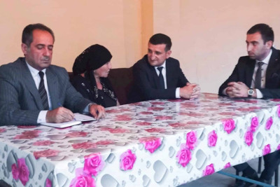 Quba: ƏƏSMN-in əməkdaşları şəhid Ümid Həsənovun ailəsinə baş çəkiblər