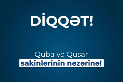 Quba və Qusar: imtiyazlı şəxslərin qəbulu keçiriləcək