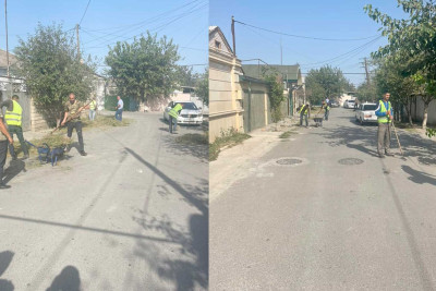 Xaçmaz: şəhər ərazisində təmizlik işləri aparılıb