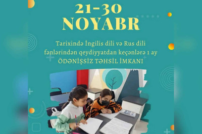 Xaçmazda dil öyrənmək istəyənlər üçün kampaniya keçirilir