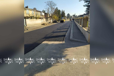 Qubanın ən böyük qəsəbəsində asfalt təmir edilir