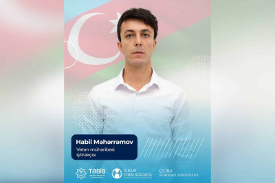 Quba: Habil Məhərrəmov Vətən müharibəsində və Aprel döyüşlərində vuruşub