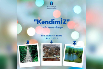 İsmayıllıda gənclər üçün fotomüsabiqə keçirilir