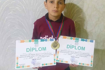 İsmayıllı: məktəbli qol güləşi yarışında qızıl medal qazanıb