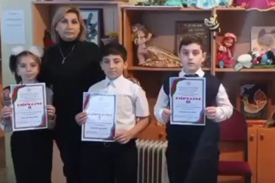 Xaçmazda məktəblilər arasında şeir müsabiqəsi baş tutub