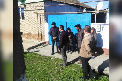 Xaçmaz: icra başçısı şəhidin adını daşıyan küçədə təmir işlərinin gedişatı ilə tanış olub