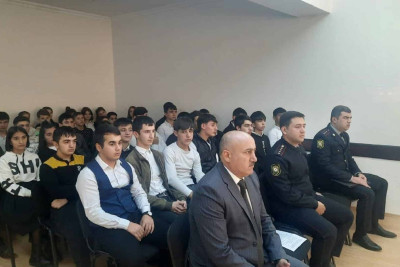 Xaçmaz: məktəblilər üçün maarifləndirici tədbir keçirilib