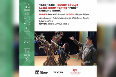 Qusar teatrı bu gün paytaxtda “Qısa Tamaşalar Festivalı”nda çıxış edəcək