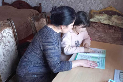 Qusarlı müəllimlər dərs dedikləri şagirdlərini ziyarət ediblər