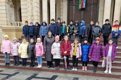 Xaçmazlı məktəblilər muzeydə ekskursiyada olublar