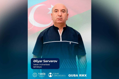 Qubadan daha bir həkim Vətən müharibəsində iştirak edib