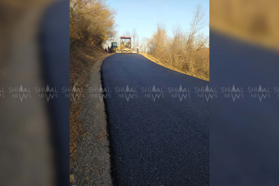 Qubada daha bir kənd yolu asfaltlanır