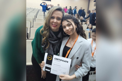 Qubalı məktəbli nüfuzlu olimpiadanın medalçısı olub