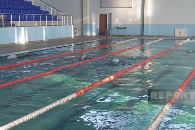 Qusar: ilk dəfə qış ayında üzgüçülük yarışı təşkil edilib