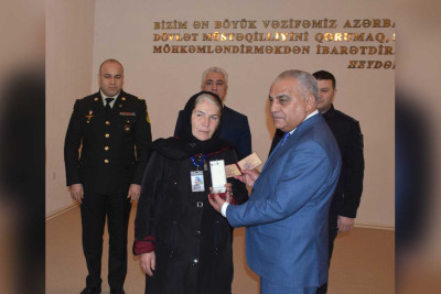 Qubada şəhidlərin ailə üzvlərinə təltiflər təqdim edilib