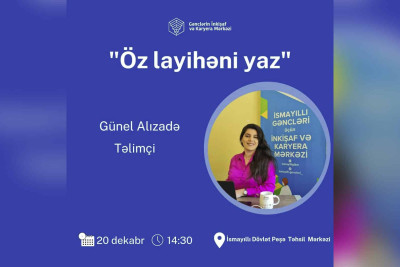 İsmayıllıda müəllimlər üçün təlim keçiriləcək