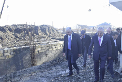 Qubada Bağbanlı qəsəbə tam orta məktəbinin inşası davam edir